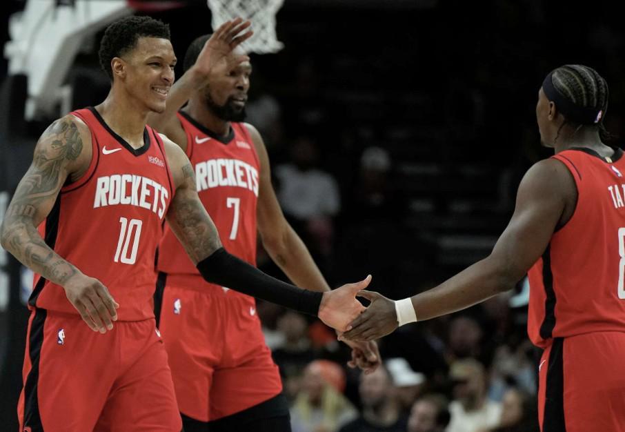 开云体育入口-火箭队常规赛数据：52胜30负西部第五，场均47.9篮板联盟第一